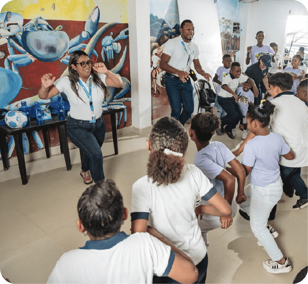Persona con niños